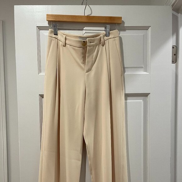 Vince Drop-Waist Pleated Crepe Trouser (Size 0) - Picture 3 of 7